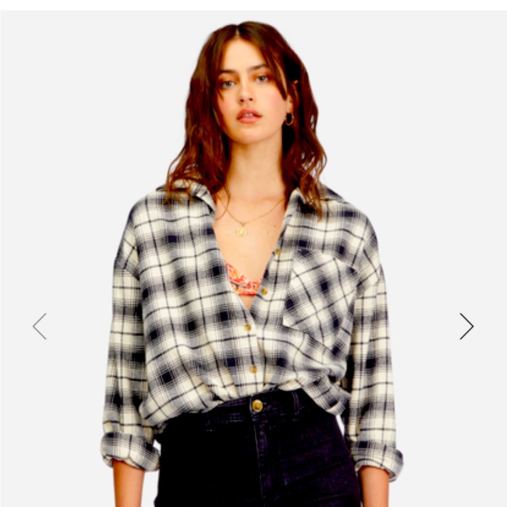 BNWT billabong plaid shirt